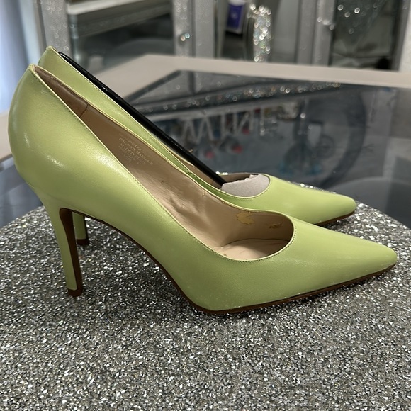 Colon Stuart Lime Green / Mint Heels Sz 8 - Picture 4 of 7